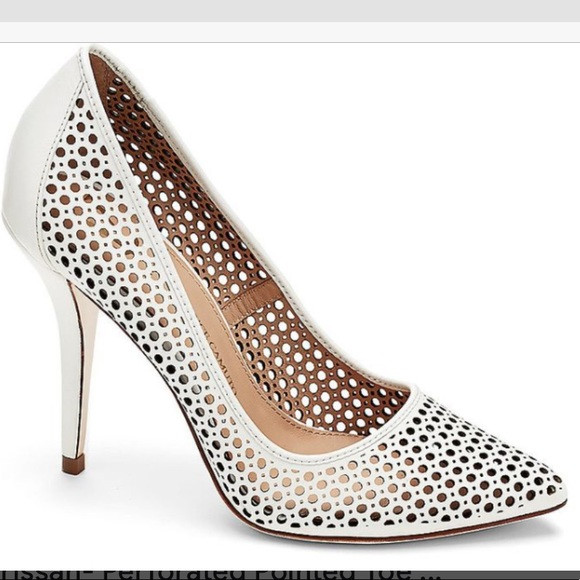 Vince Camuto Carissa white heels 10M/40 | Poshmark