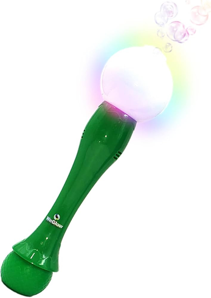 Light Up Bubble Wands | LED Bubble Blowers, Continuous Bubble Stream, and Non-Toxic Bubble Soluti... | Amazon (US)