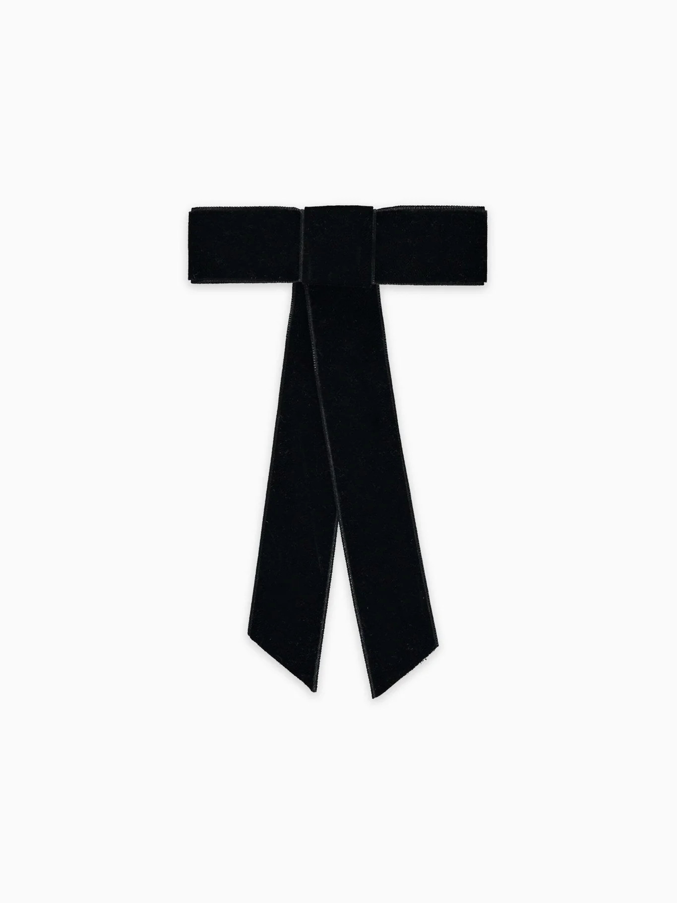 Black Velvet Big Ribbon Girl Bow | Tuckernuck (US)