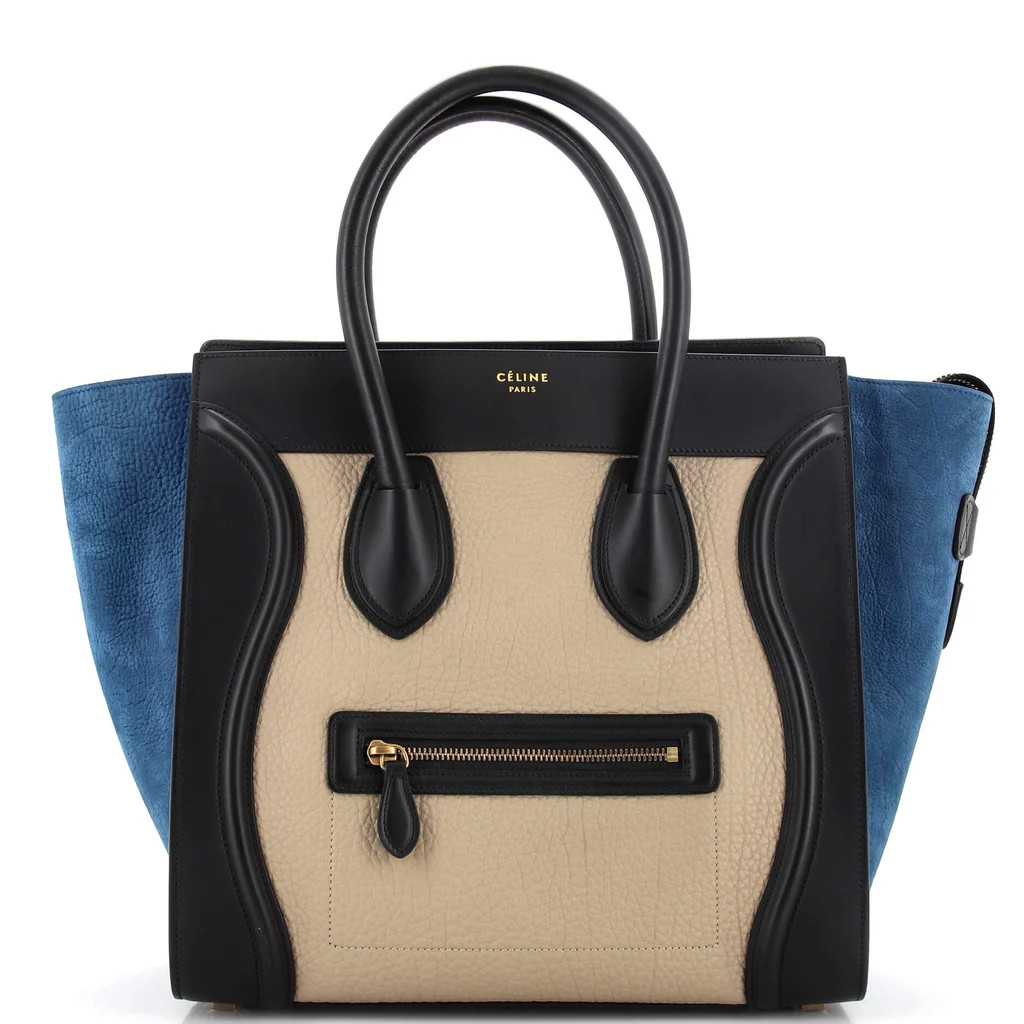 Tricolor Luggage Bag Leather Mini | Rebag