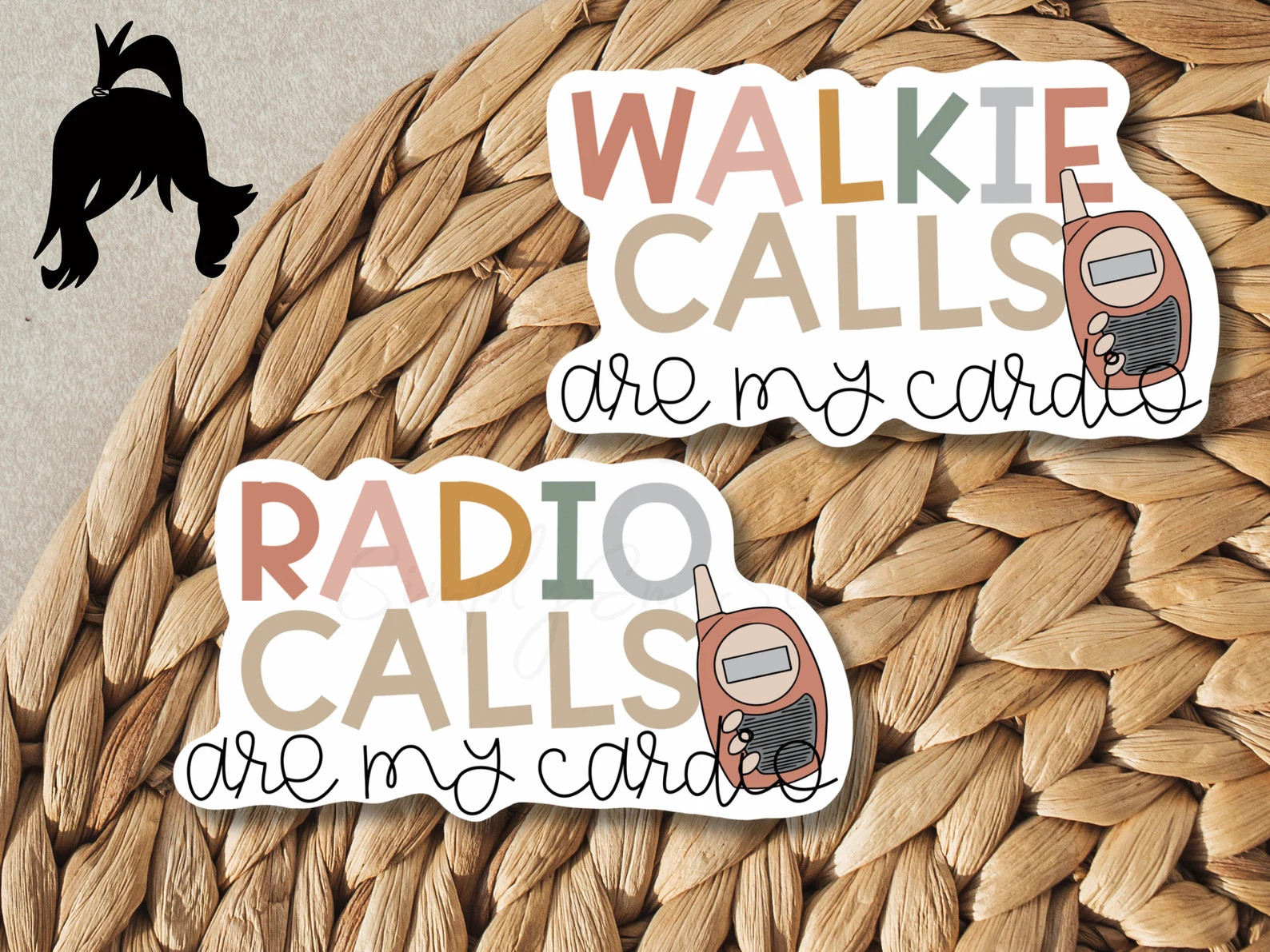 Walkie Radio Calls Cardio Sticker Teacher Sticker Principal Sticker Educator Laptop Sticker Water... | Etsy (US)