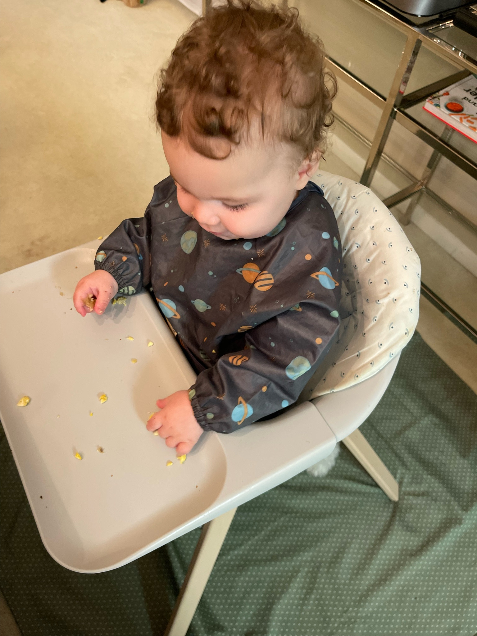 Printed smock baby bib - prevents more messes! Outer space planet print

#LTKBaby #LTKHome #LTKFindsUnder50