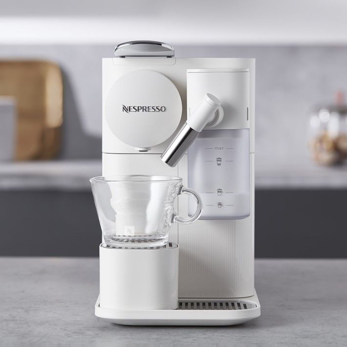 Nespresso Lattissima One Espresso Maker by Delonghi, Porcelain White | Williams-Sonoma