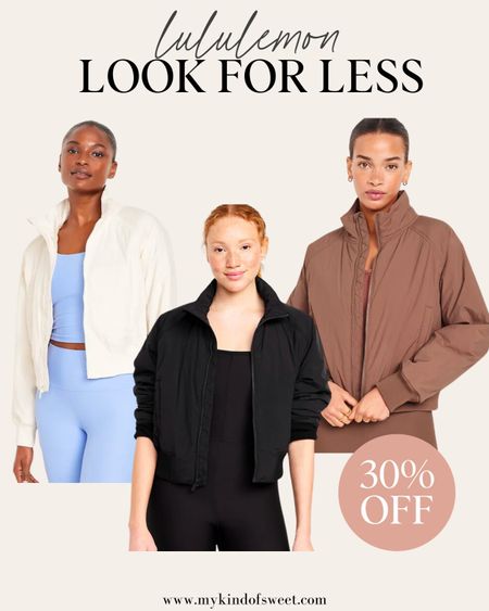 Check out these Lululemon dupes from Old Navy. I love these neutral colors and they are on sale right now for 30% off!

#LTKfindsunder50 #LTKstyletip #LTKfitness