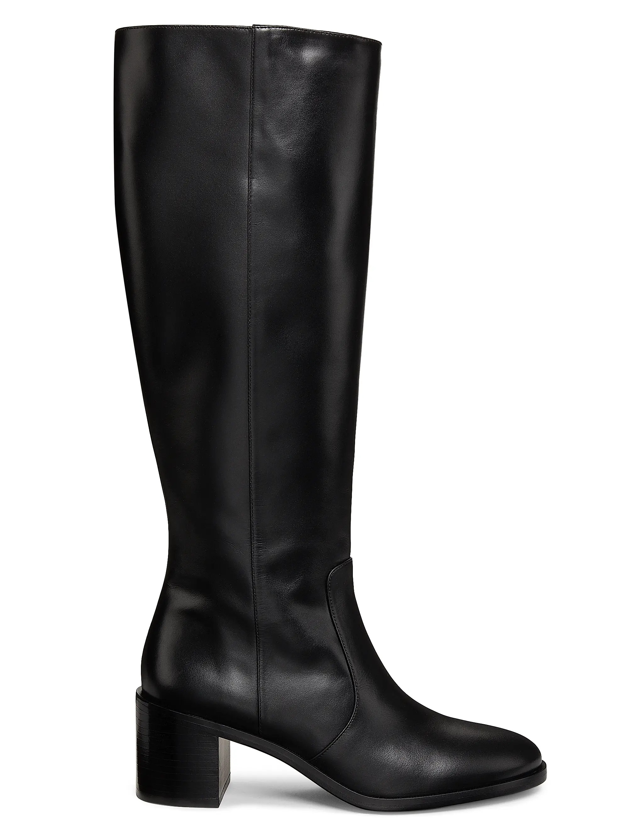 Esme 60MM Zip Leather Boots | Saks Fifth Avenue