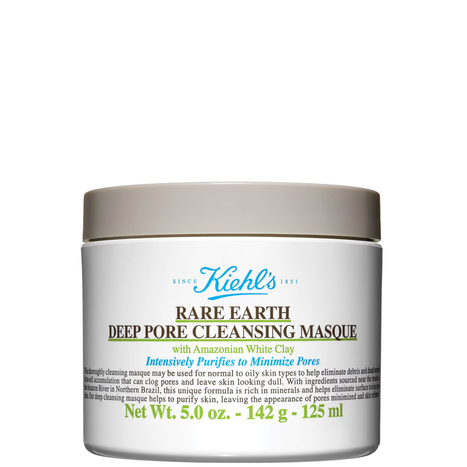 Kiehl's Rare Earth Deep Pore Cleansing Masque 125ml | Look Fantastic (ROW)