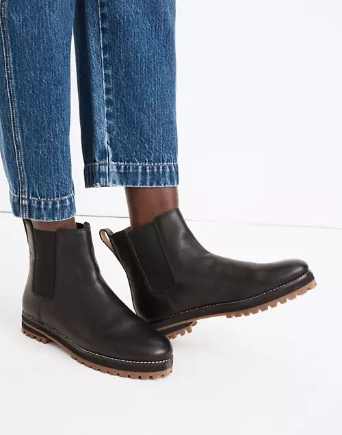 The Ivy Chelsea Boot in Leather | Madewell