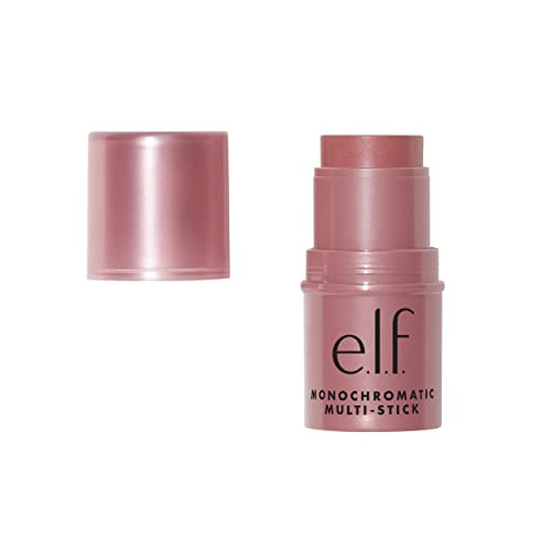 e.l.f., Monochromatic Multi Stick, Creamy, Lightweight, Versatile, Luxurious, Adds Shimmer, Easy To Use On The Go, Blends Effortlessly, Sparkling Rose, 0.17 Oz | Amazon (US)