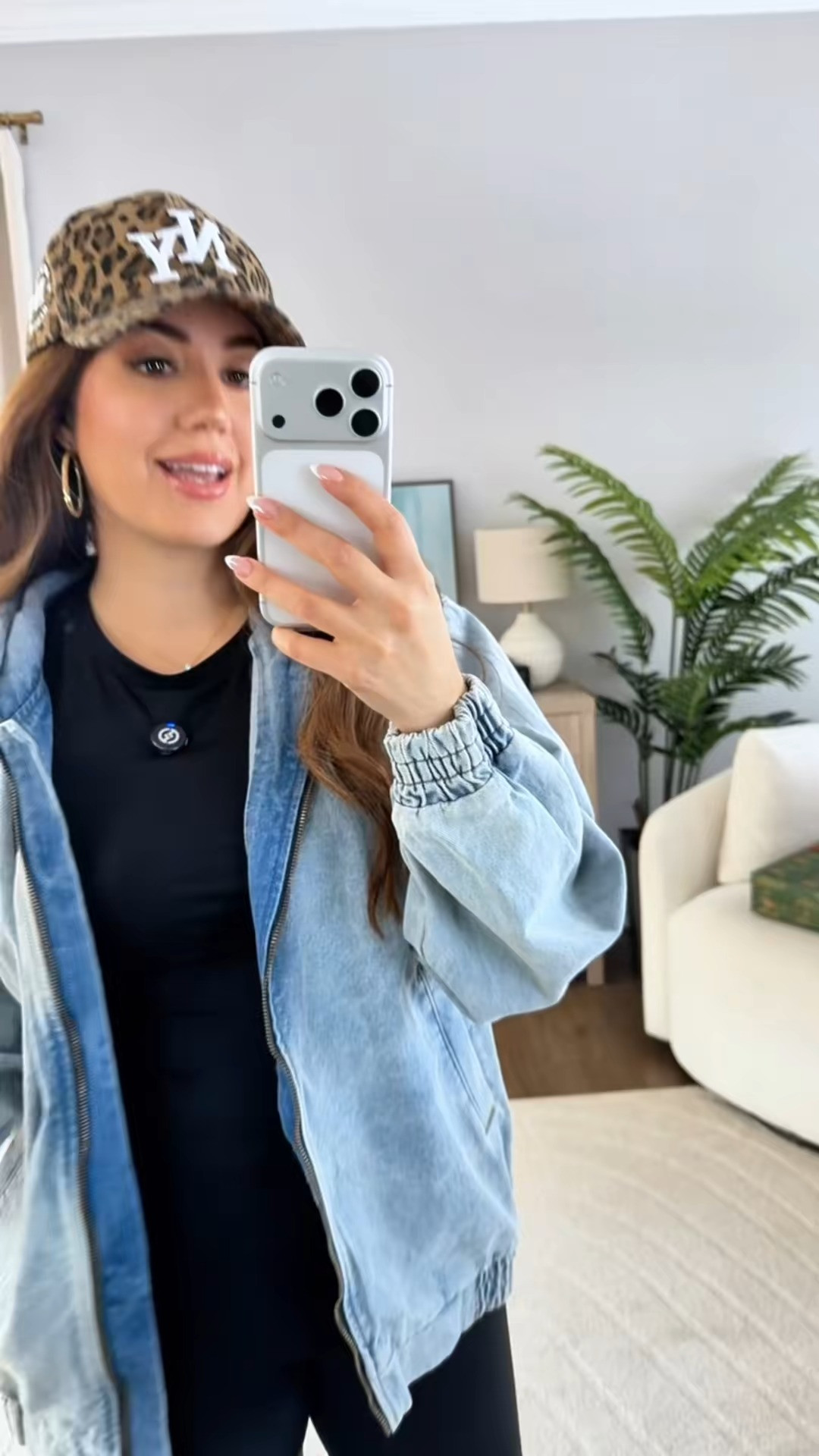 This hooded denim bomber has a such a nice weight to it! Perfect for cooler days. 

 #LTKootd #LTKSeasonal #LTKFindsUnder50