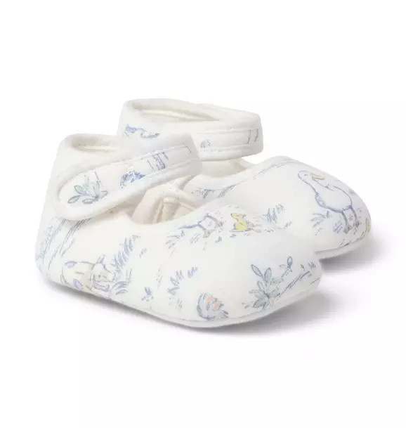 Baby Farm Animal Toile Bootie | Janie and Jack