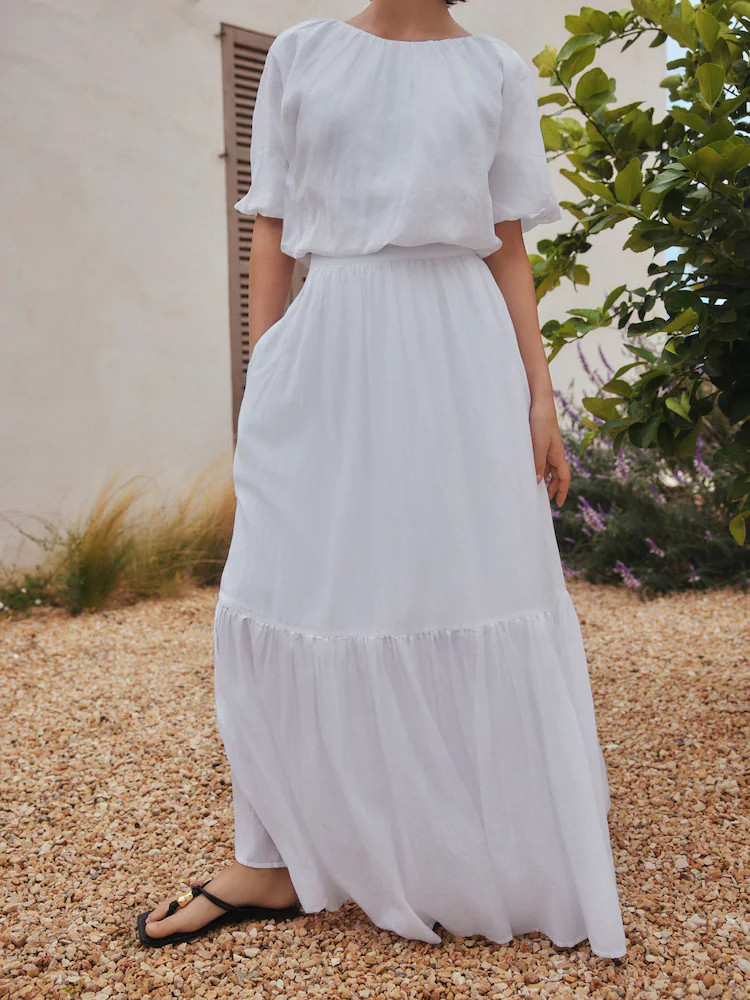 White Summer Maxi Skirt | Next EU