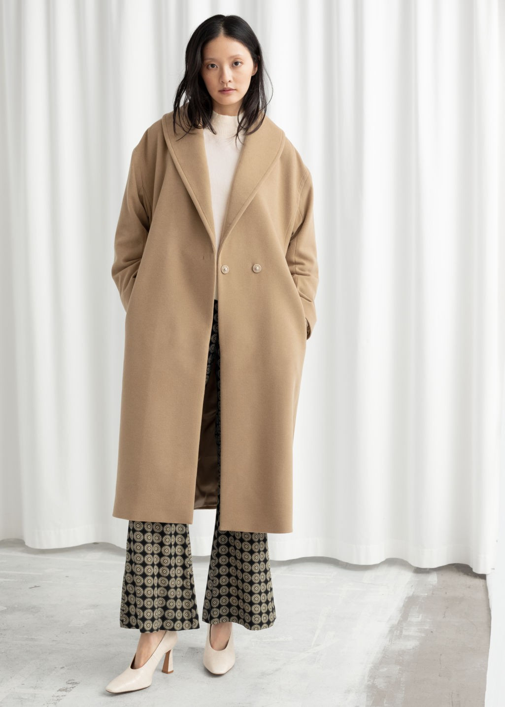 Belted Wool Blend Long Coat | & Other Stories (EU + UK)