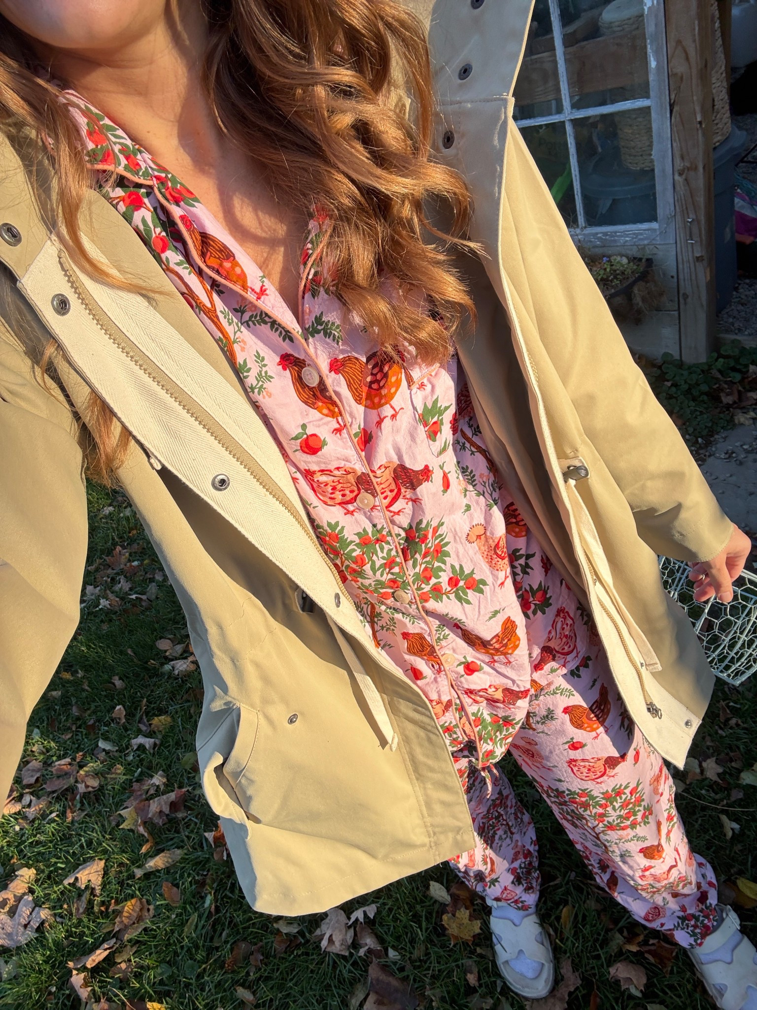 chicken pajama set 🐓