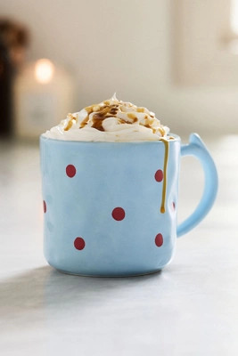 Greta Polka Dot Stoneware Mug | Anthropologie (US)