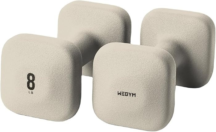 WeGym SafeGrip Dumbbells, Anti-Slip, Anti-Roll, Thick Handles, Free Weights, Square Dumbbells for... | Amazon (CA)