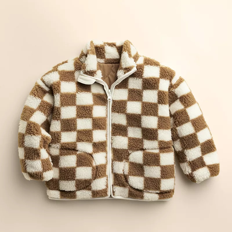 Kids 4-12 Little Co. by Lauren Conrad Reversible High Pile Sherpa Jacket | Kohl's