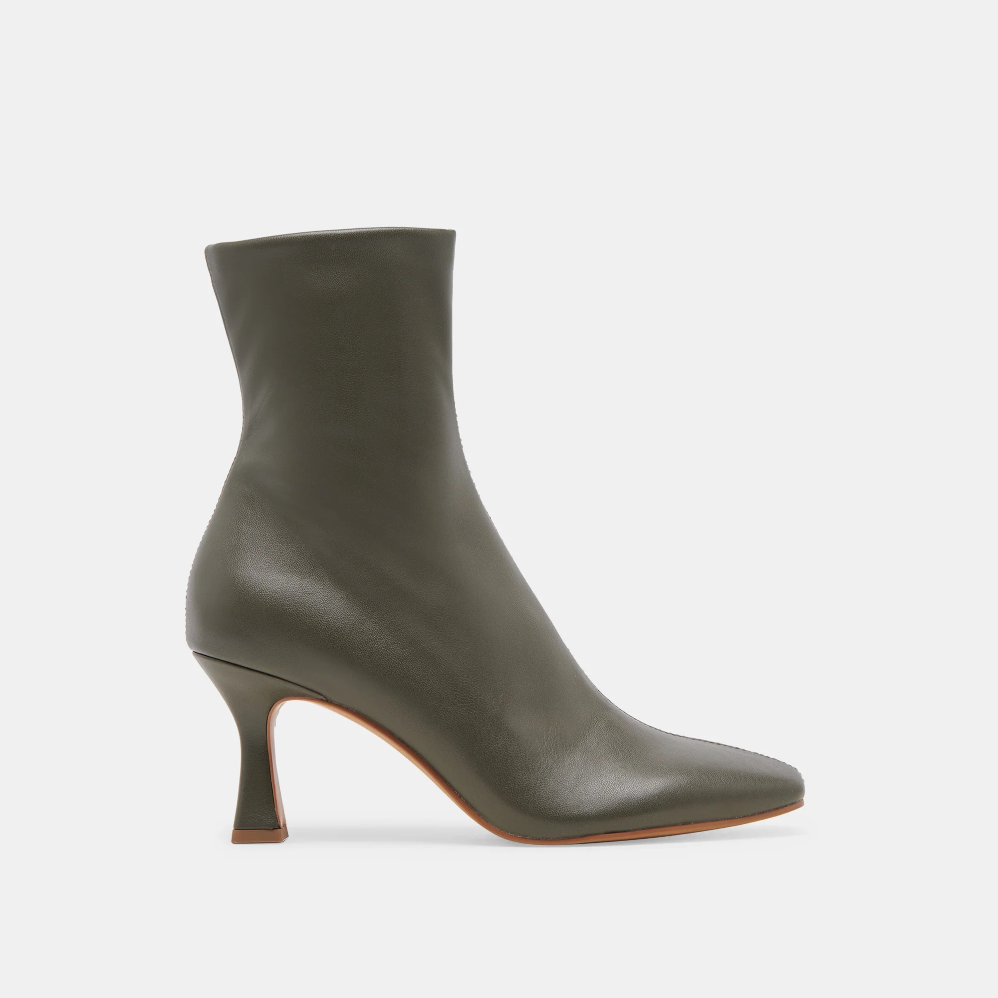Glamor Wide Calf Boots Dark Olive Stella | DolceVita.com