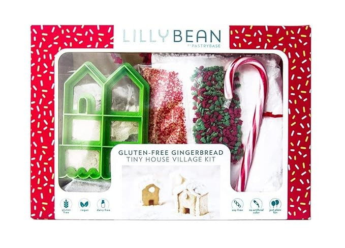 Gluten-Free Gingerbread Tiny House Village Baking Kit. Vegan, Top 9 Allergen Free, Soy Free, Woma... | Amazon (US)