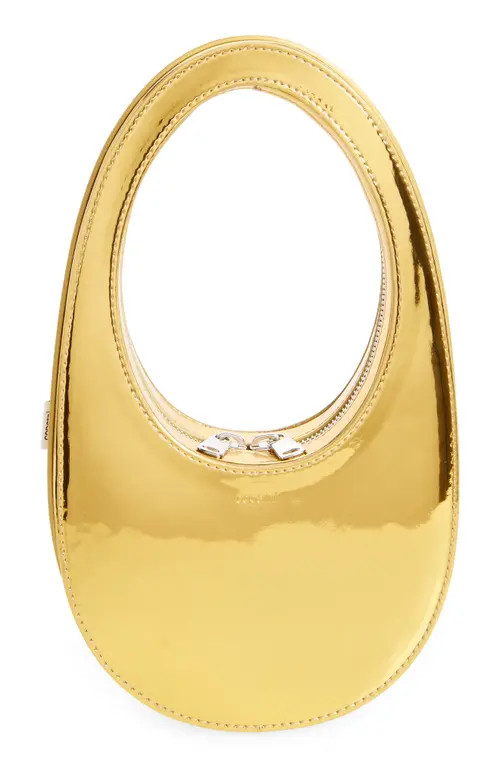 Coperni Mini Swipe Metallic Bag in Gold at Nordstrom | Nordstrom