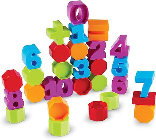 Learning Resources Number and Counting Blocks, Early Recognition Skills, 33 Pieces, Ages 2+ | Amazon (US)
