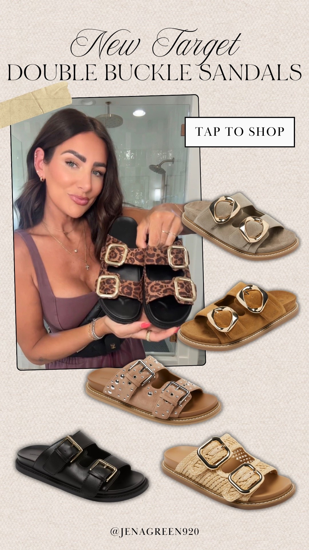 Target Double Buckle Sandals | Spring Sandals | Suede Sandals

#LTKootd #LTKSeasonal