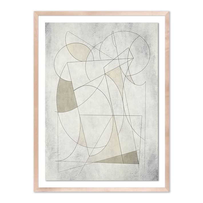Line Work Framed Wall Art by Dan Hobday | West Elm (US)