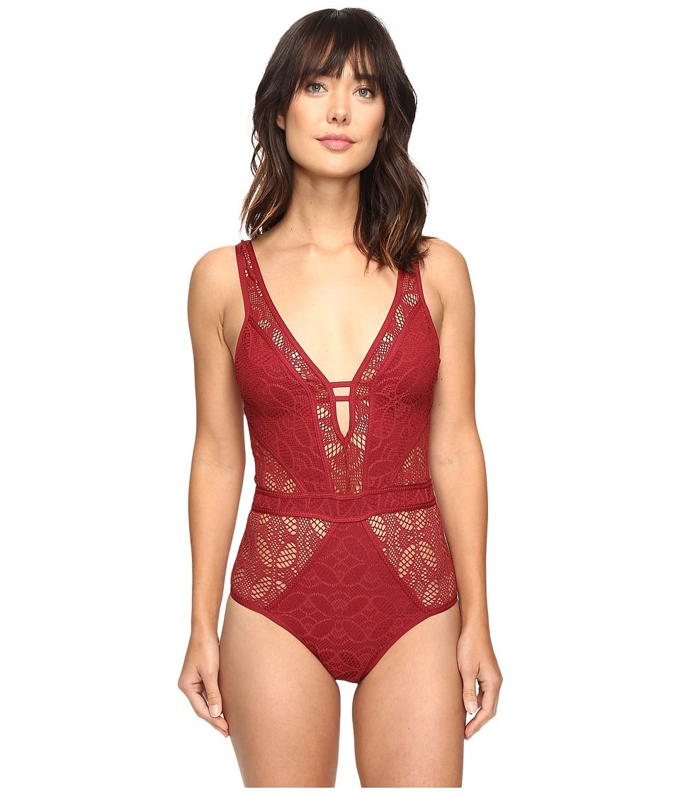 BECCA by Rebecca Virtue - Color Play One-Piece (Henna) Women's Swimsuits One Piece | Zappos