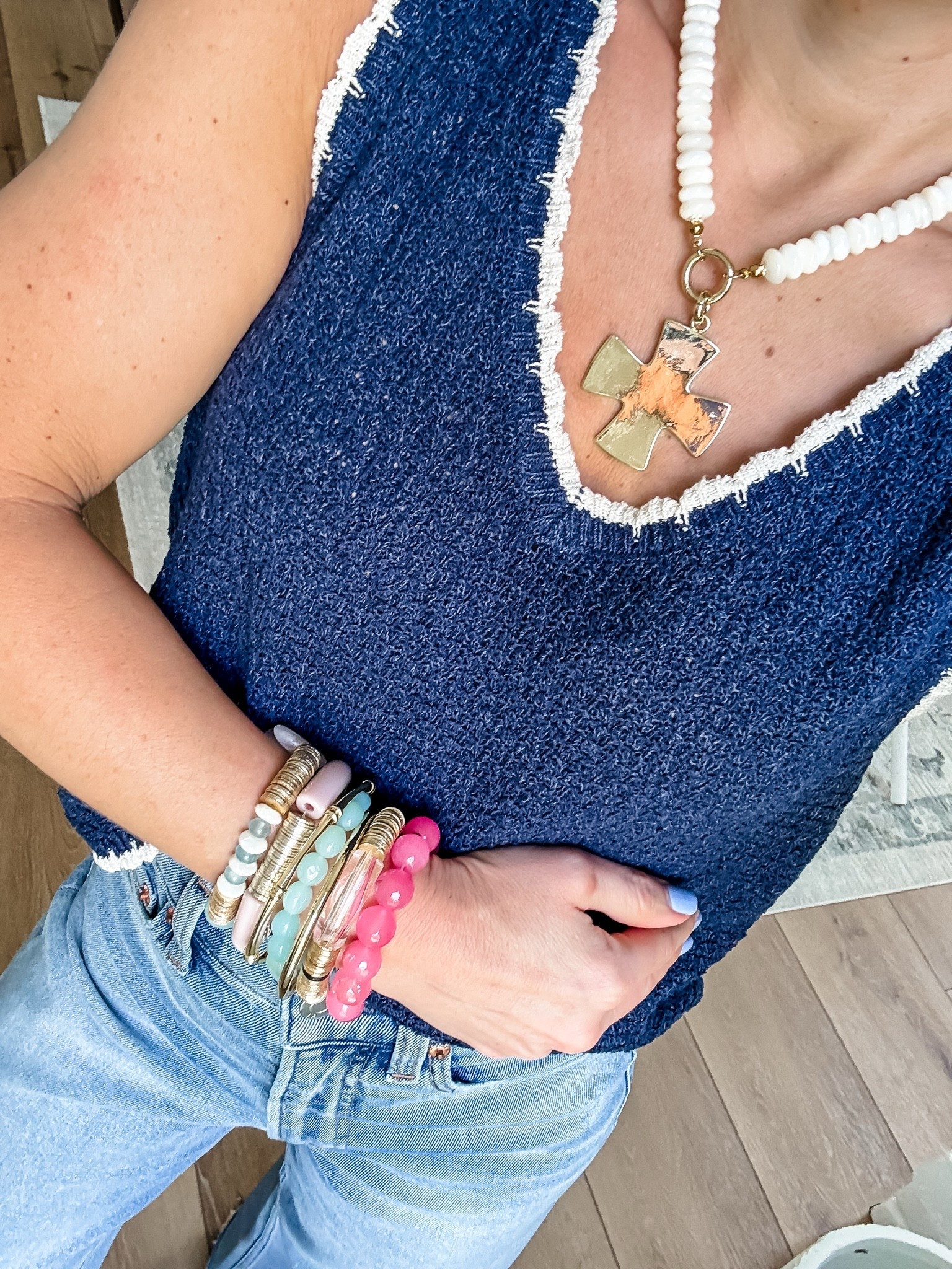 30% off code: SUMMER. Beaded bracelets, star, necklace, heart necklace. Summer jewelry. Summer bracelets. MDW sales. Cross necklace, star necklace.

#LTKSaleAlert #LTKOver40