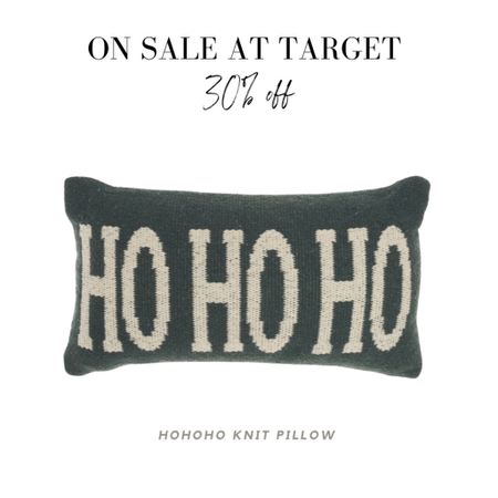 On sale! 30% off!
Target, holiday pillow, green knit pillow, target sale, Christmas pillow, hohoho pillow, chunky knit pillow

#LTKHoliday #LTKsalealert #LTKhome