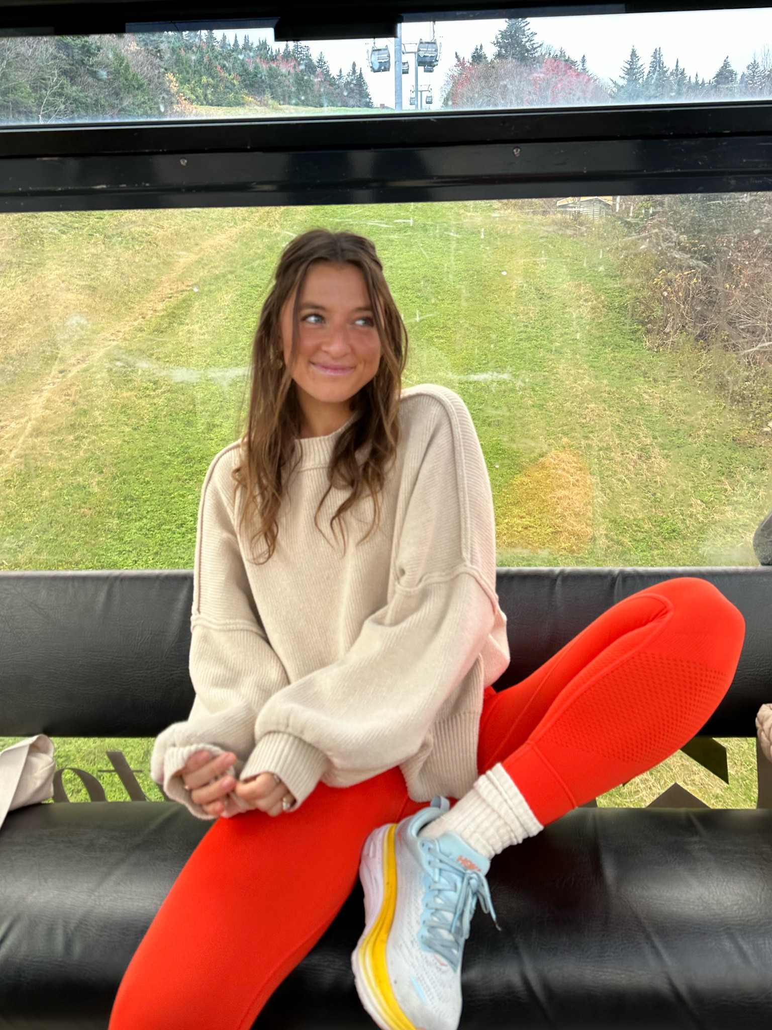 Gondola fit! SO cute and got so many compliments on these orange/red leggings!
Sweater: code nat15 small fits oversize 
Leggings: XS I could’ve sized up to a small!


#LTKSeasonal #LTKfitness #LTKstyletip