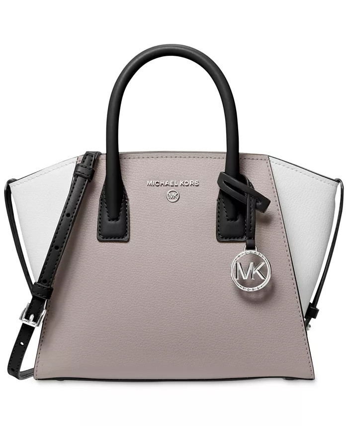 Michael Kors Avril Small Top Zip Leather Satchel - Macy's | Macys (US)