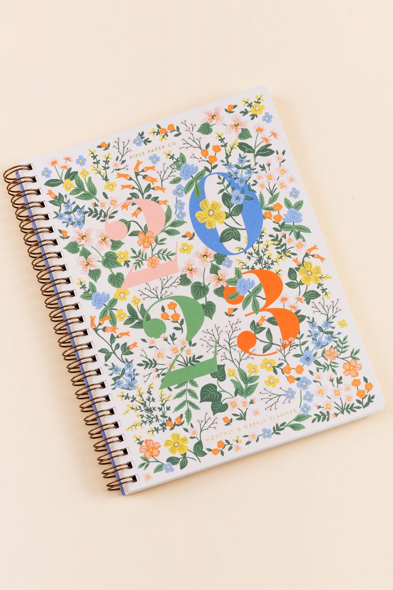 Women's Rifle Paper Co. 2023 Mayfair 12-Month Softcover Spiral Planner by Francesca's - Size: One Size | Francesca's