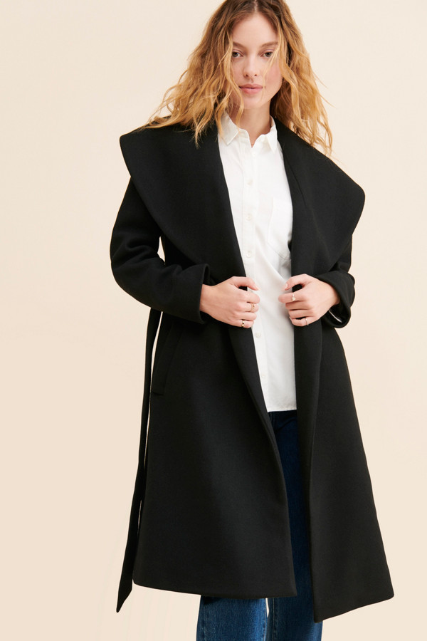 Shawl Collar Overcoat | Nuuly