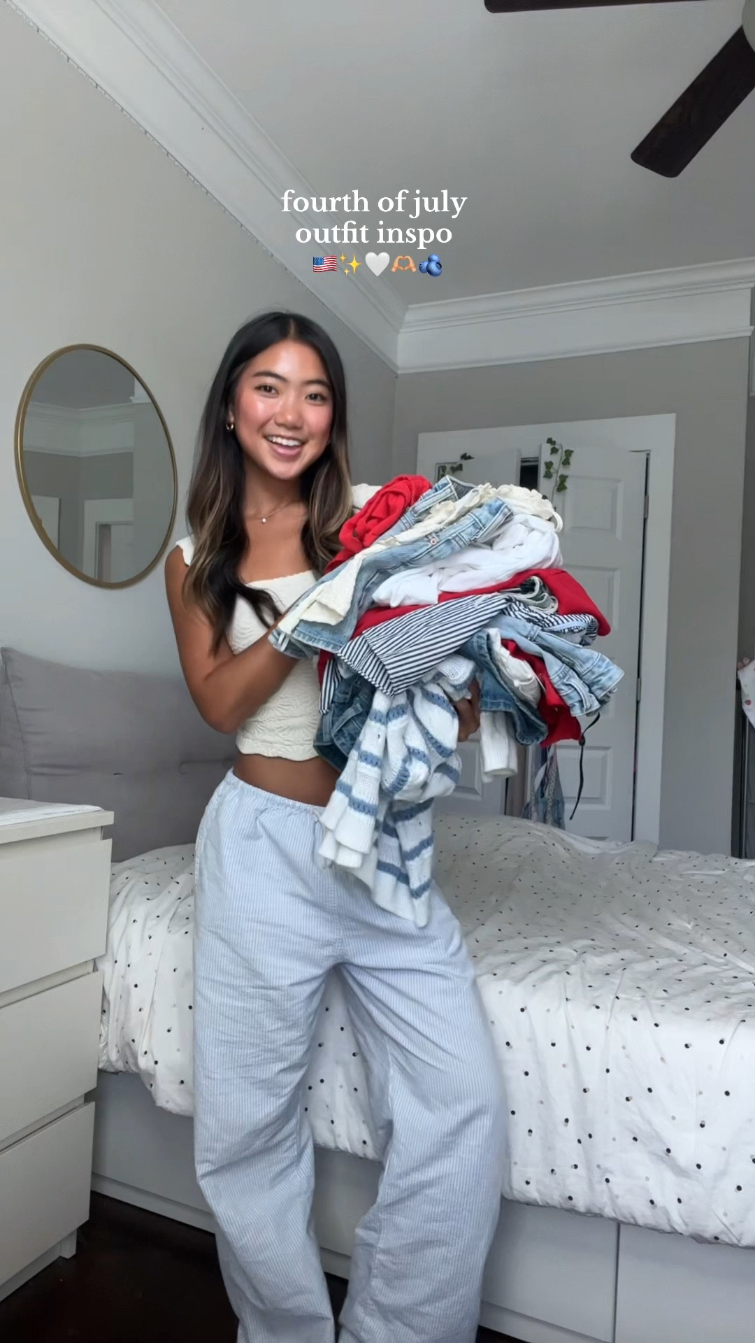 CODES AND SIZES💋:
Princess Polly: LAUREN
White Fox: LAURENKTIKTOK 
Beginning Boutique: BBXLAURENK
1: top- Zara, skirt- white fox (similar listed)
2: top- xs, shorts- white fox (similar listed)
3: top- 2, skirt- 24
4: top- xs, pants- 2, sweater- Zara
5: top- 2, shorts- thrifted (similar on other posts)
6: top- xs, romper- 2
7: top- HM (similar listed), jacket- brandy (similar listed), shorts- 0
8: top- aero, shorts- 2
some I can’t list because LTK won’t let me :(