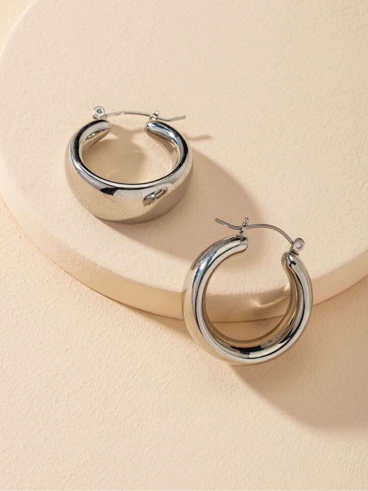 Metal Hoop Earrings | SHEIN