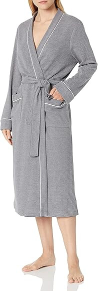 Amazon Essentials Women's Lightweight Waffle Full-Length Robe | Amazon (US)