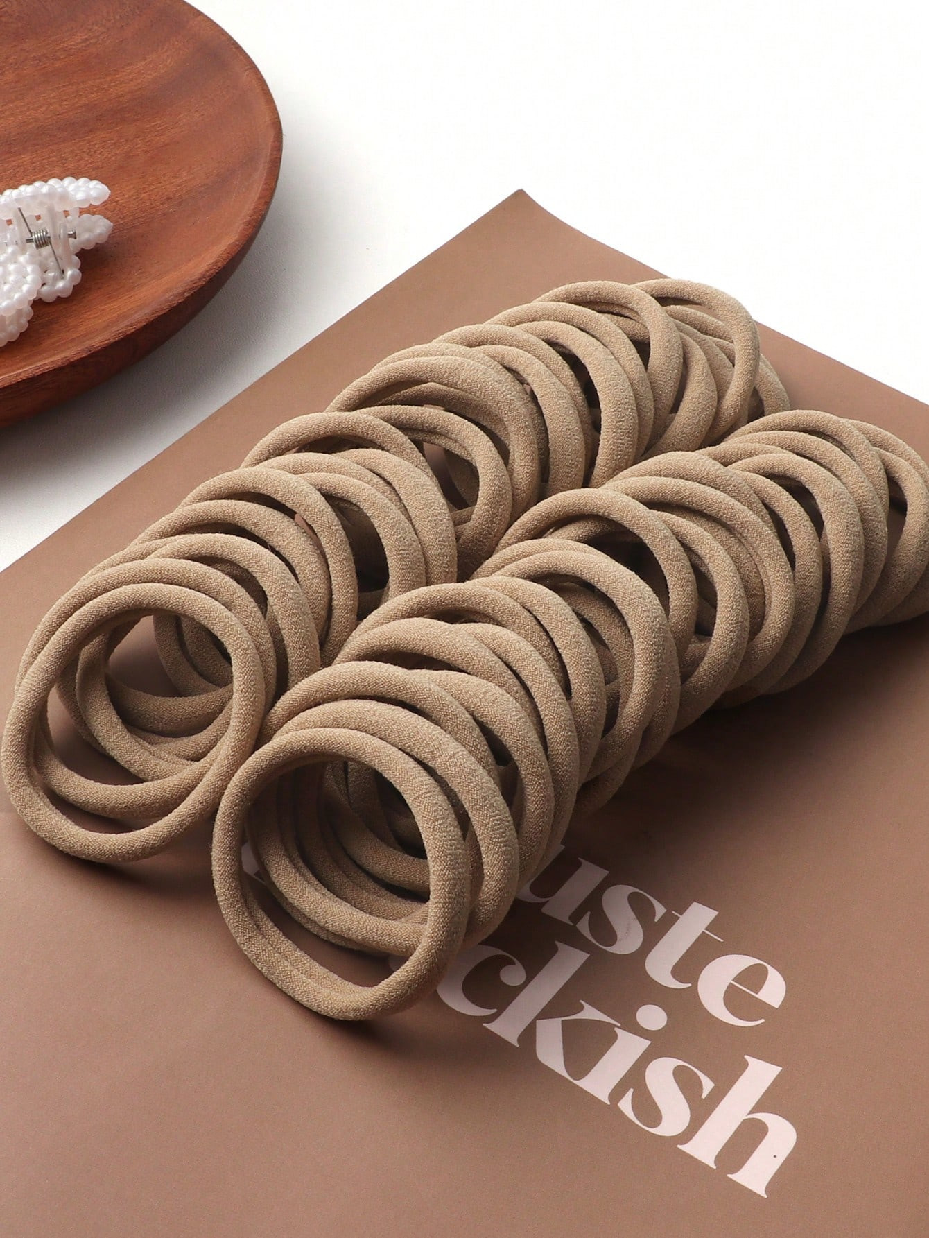 50pcs/Set High Elasticity Women's Hair Ties Casual | SHEIN USA | SHEIN