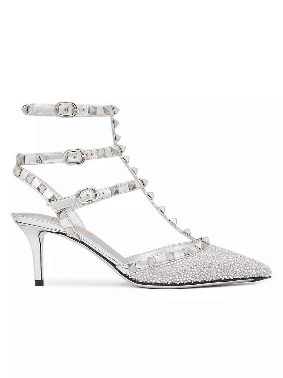 Rockstud Pumps With Crystals And Micro Studs | Saks Fifth Avenue