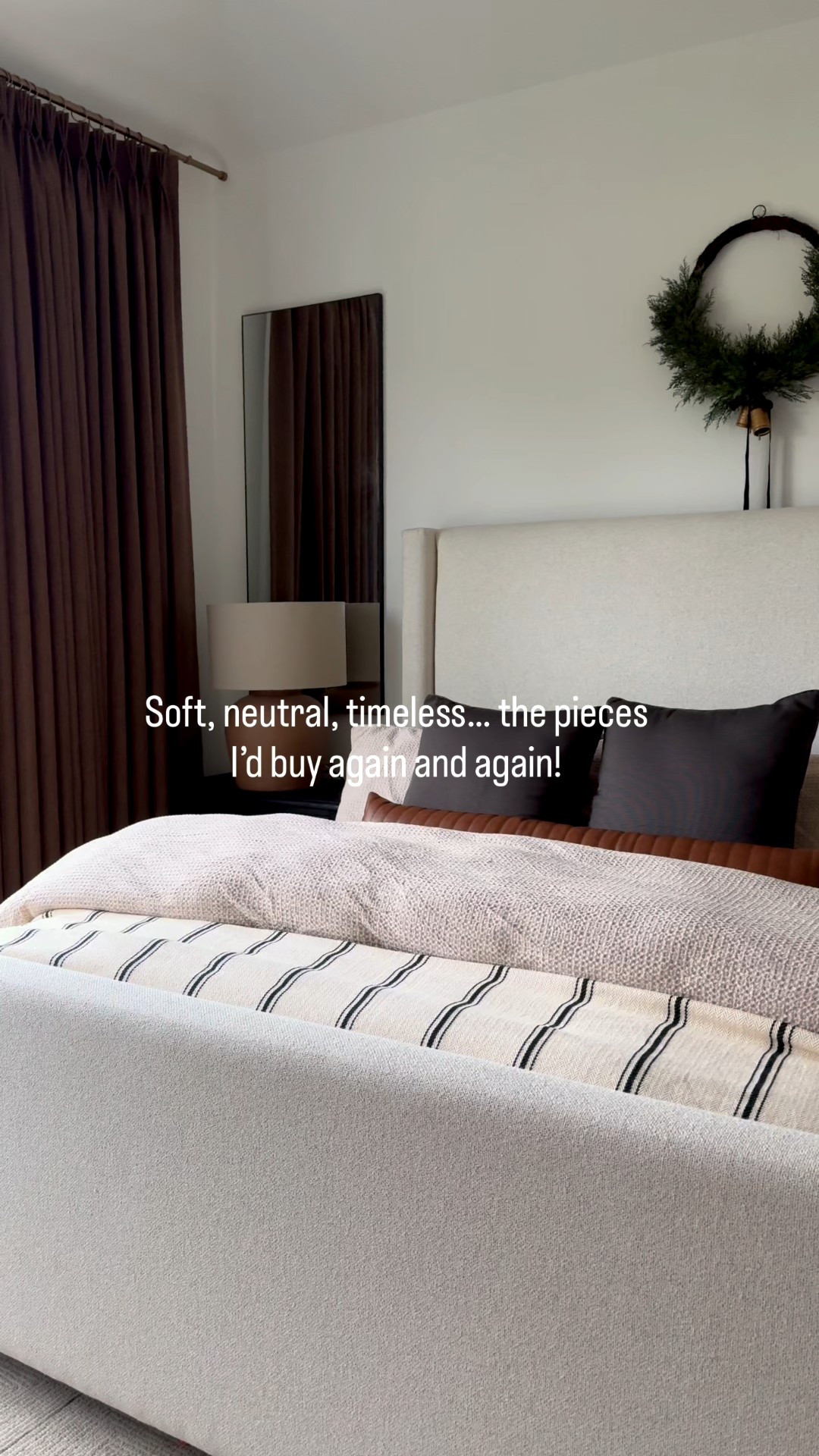 Cozy, neutral bedroom refresh for the season 🤍 Layered bedding, soft textures, and timeless pieces that instantly made the room feel warm, calm, and elevated. Linking everything I used so you can recreate this look — bedding, pillows, throw blanket, rug, and all the details. Perfect for anyone wanting a neutral, cozy, clean bedroom style. ✨



#LTKmomlife #LTKHome #LTKSaleAlert