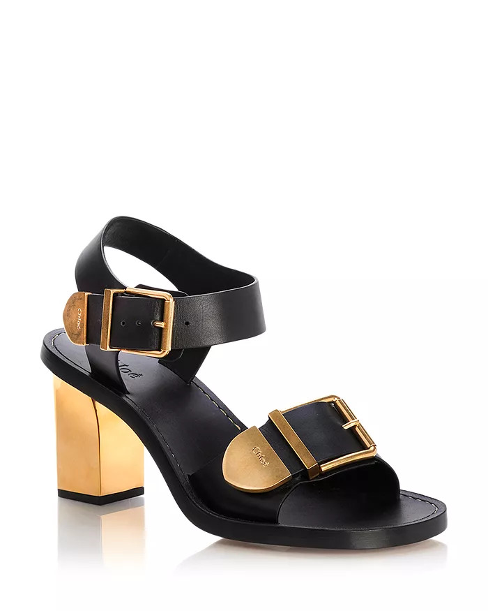 Women's Rebecca Ankle Strap Slingback Buckled High Heel Sandals | Bloomingdale's (US)