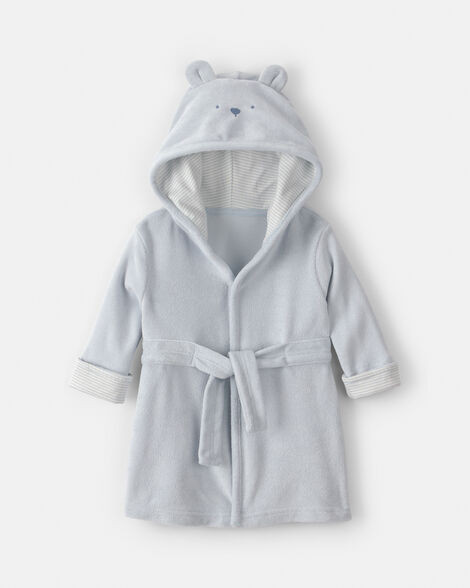 Baby Bear Terry Robe - Blue | Carter's | Carter's Inc