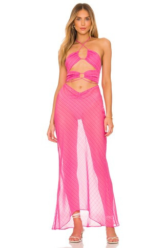 Lovers and Friends Daydreamer Maxi Dress in Pink from Revolve.com | Revolve Clothing (Global)