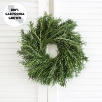 Fresh Handmade Rosemary Wreath - Greenery Wreaths 12 Inch For Front Door, Church Wall, Window, Weddi | Etsy (US)