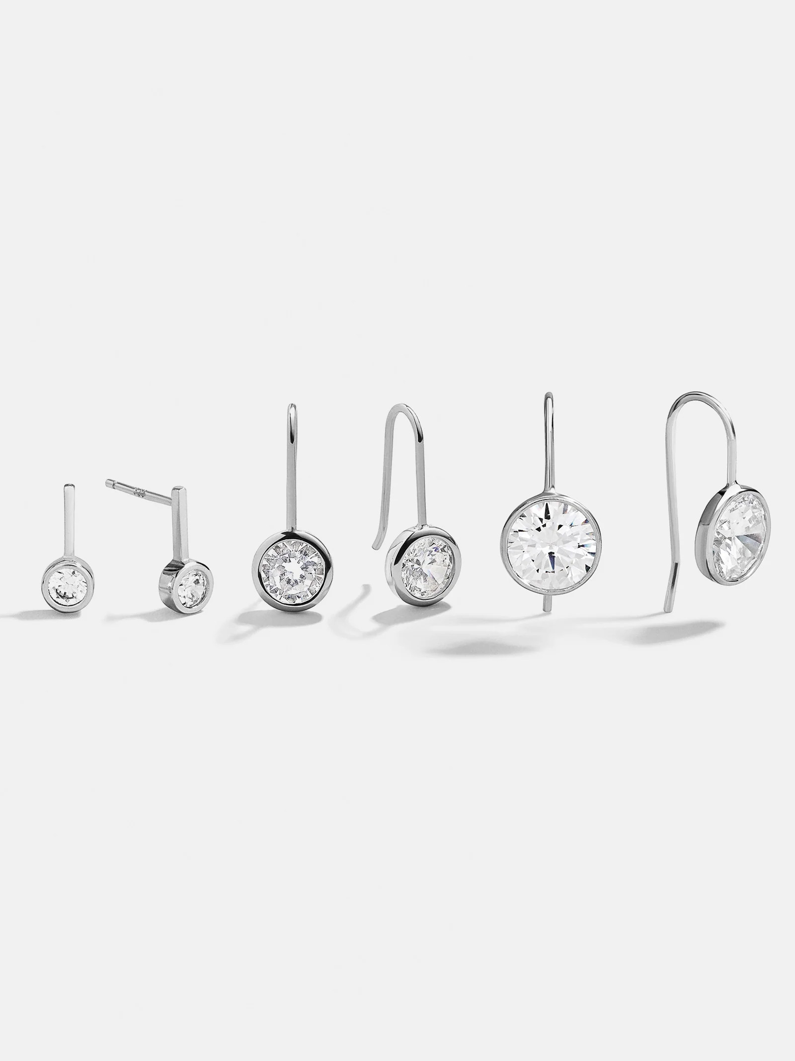 Fallon Sterling Silver Earring Set - Silver | BaubleBar