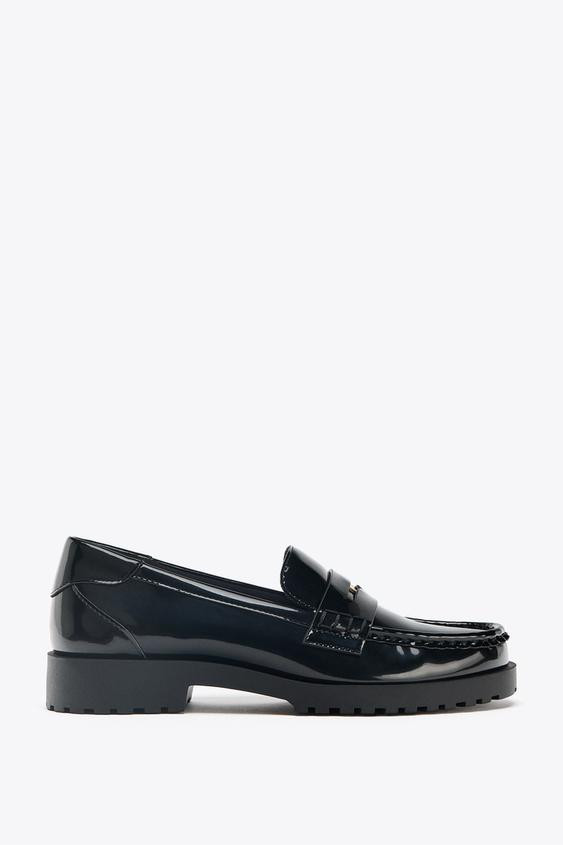 PENNY PLATFORM LOAFERS | Zara US