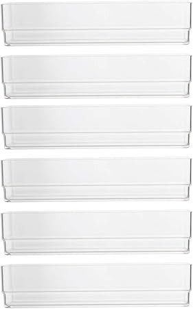 STORi Break-Resistant Plastic Drawer Organizers 6" x 3" x 2" l Set of 6 | Amazon (US)