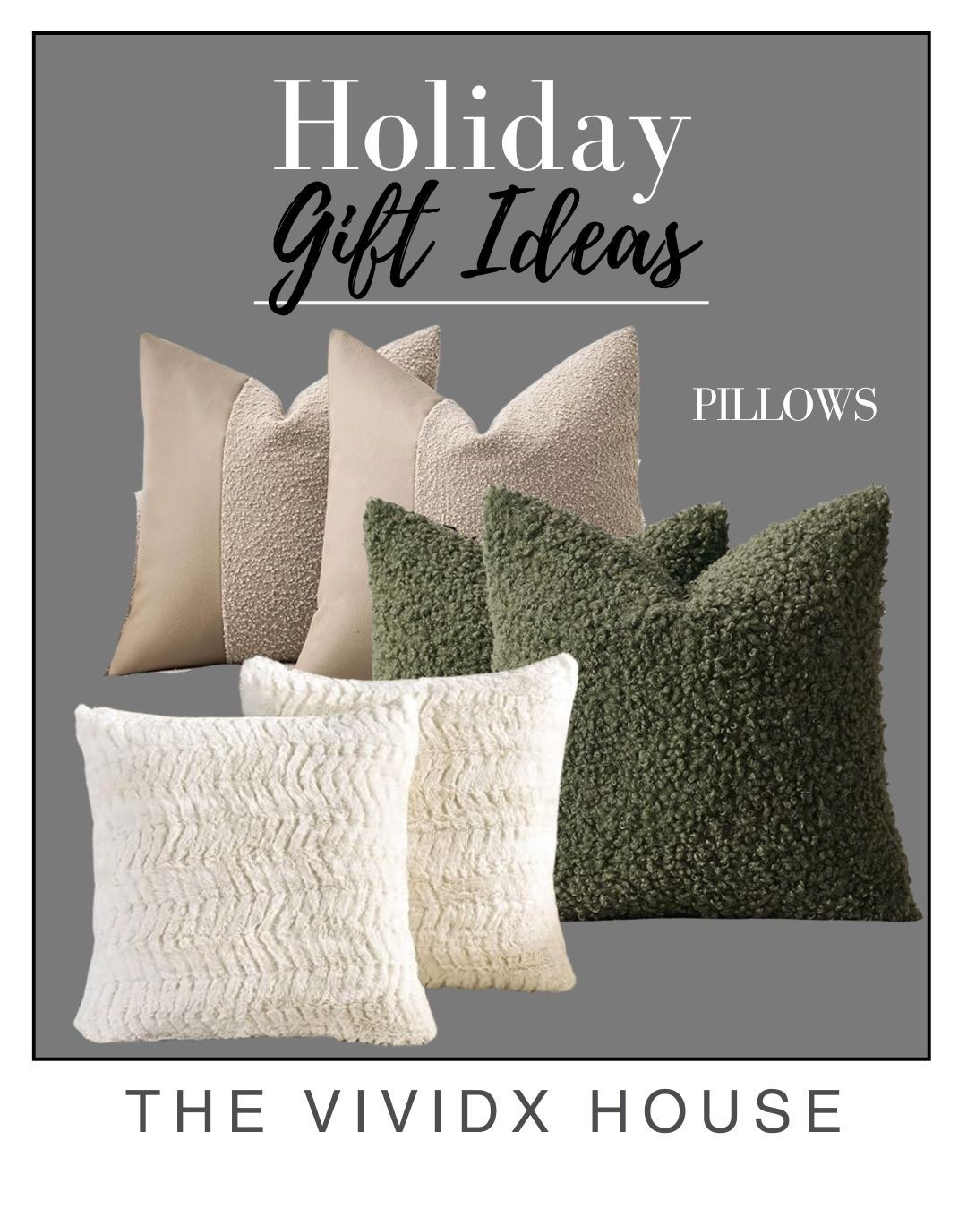 Cozy pillows to elevate your space 

#pillows #giftguide #holidaygifts 

#LTKHoliday #LTKHome #LTKGiftGuide