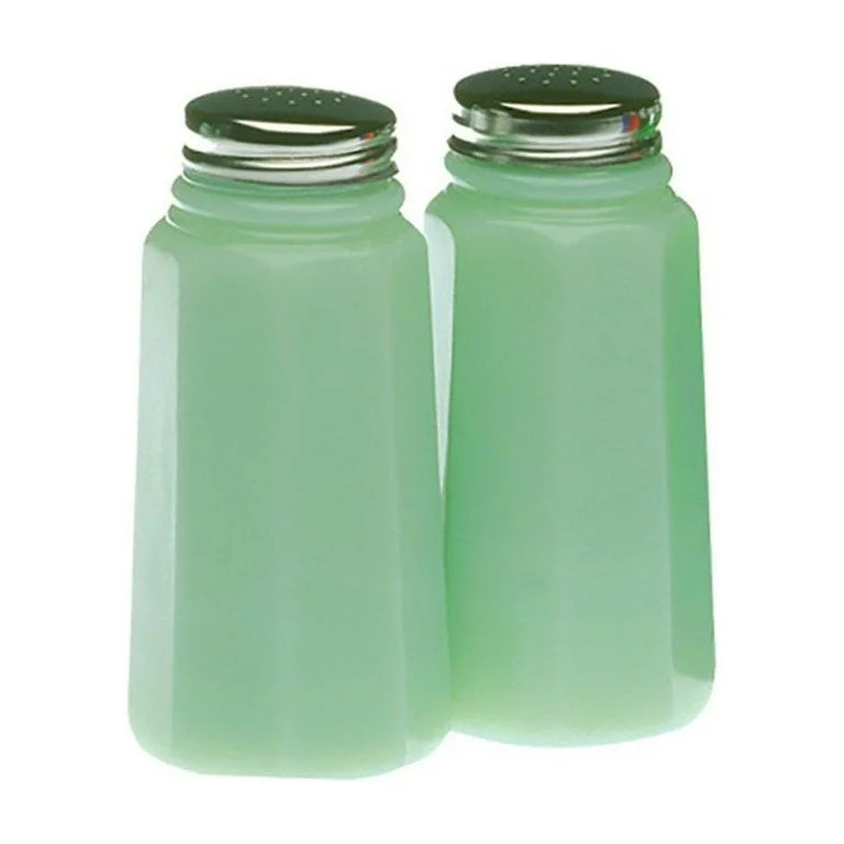 Mosser Glass Panel Salt and Pepper Shakers | Jade | Walmart (US)