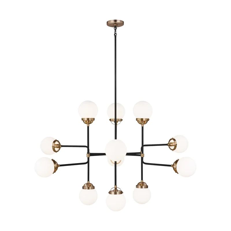 Buswell 12 - Light Sputnik Geometric Chandelier | Wayfair Professional