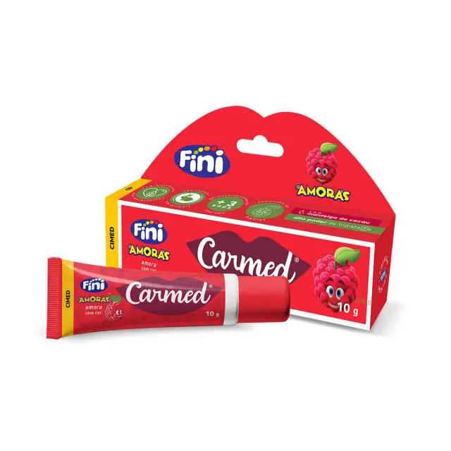 Hidratante Labial Carmed Fini Amoras com Cor 10g | DrogaRaia (BR)